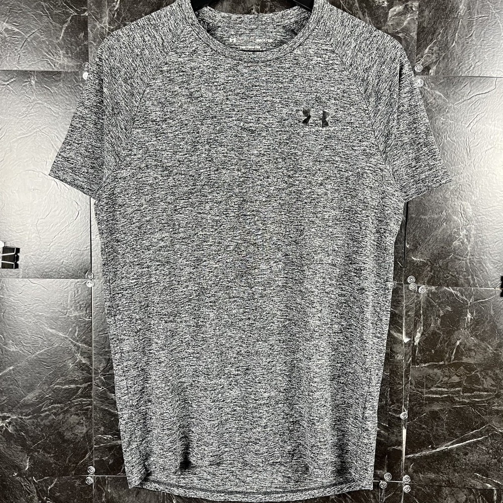 Under Armour Men's Grey Running Shirt Small